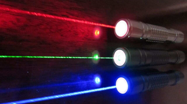 The color wavelength of the laser pointer knowledge