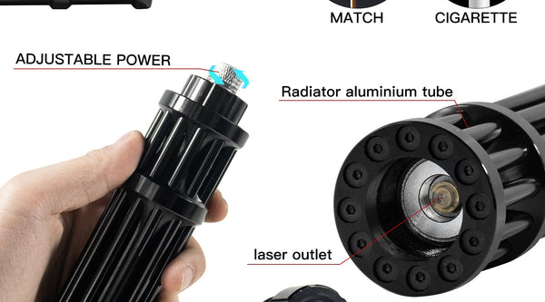 Fire arc laser pointer