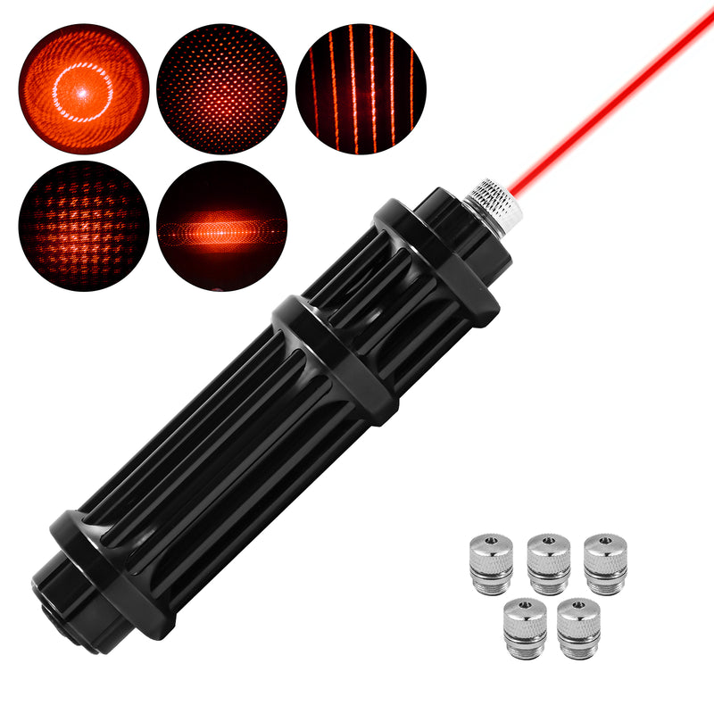 Heavy Duty Technical Red Flash Light with Adjustable Focus and Multi Patterns for Camping, Hiking, Hunting, Fishing